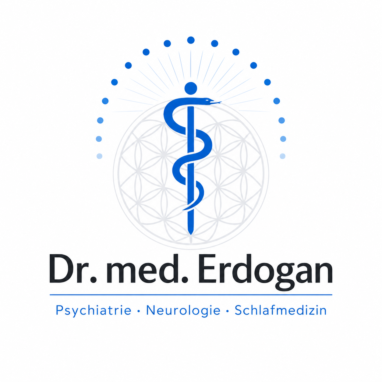 Dr. med. Erdogan uzman hekim muayenehanesi logosu